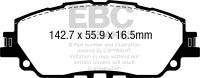 EBC Brakes Redstuff Ceramic Low Dust Brake Pads DP32378C