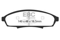 EBC Brakes - EBC Brakes Yellowstuff Street And Track Brake Pads DP41252R - Image 1