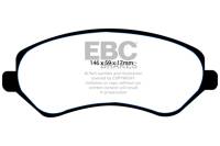 EBC - EBC 04-07 Chrysler Town & Country 3.3 Rear Drums Yellowstuff Front Brake Pads - DP41612R - Image 1