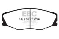 EBC - EBC 93-95 Toyota T100 Pick Up 1/2 Ton 2WD Yellowstuff Front Brake Pads - DP41712R - Image 1