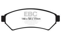 EBC - EBC 05-09 Buick Allure (Canada) 3.6 Yellowstuff Front Brake Pads - DP41727R - Image 1