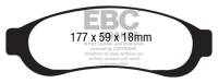 EBC Brakes - EBC Brakes Yellowstuff Street And Track Brake Pads DP41779R - Image 1