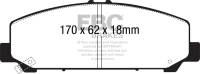 EBC Brakes - EBC Brakes Yellowstuff Street And Track Brake Pads DP41808R - Image 1