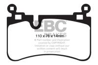 EBC Brakes Yellowstuff Street And Track Brake Pads