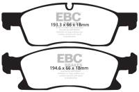 EBC Brakes - EBC Brakes Yellowstuff Street And Track Brake Pads DP41871R - Image 1