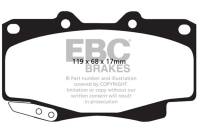 EBC Brakes - EBC Brakes Yellowstuff Street And Track Brake Pads DP42005R - Image 1