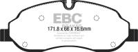 EBC - EBC 2015+ Ford Transit 150 SRW Yellowstuff Front Brake Pads - DP42221R - Image 1