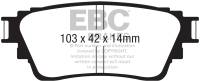 EBC Brakes - EBC Brakes Yellowstuff Street And Track Brake Pads DP42376R - Image 1