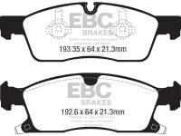 EBC Brakes - EBC Brakes Yellowstuff Street And Track Brake Pads DP42398R - Image 1