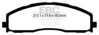 EBC Brakes - EBC Brakes Yellowstuff Street And Track Brake Pads DP43015R - Image 1