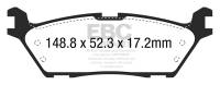 EBC Brakes Yellowstuff Street And Track Brake Pads DP43037R