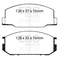 EBC Brakes Yellowstuff Street And Track Brake Pads