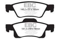 EBC Brakes - EBC Brakes Bluestuff NDX Full Race Brake Pads DP51872NDX - Image 1