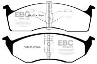 EBC Brakes - EBC Brakes 6000 Series Greenstuff Truck/SUV Brakes Disc Pads DP61065 - Image 1