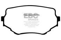 EBC Brakes - EBC Brakes 6000 Series Greenstuff Truck/SUV Brakes Disc Pads DP61099 - Image 1