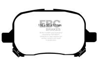 EBC Brakes - EBC Brakes 6000 Series Greenstuff Truck/SUV Brakes Disc Pads DP61133 - Image 1