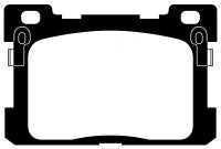 EBC - EBC Brakes Ultimax OEM Replacement Brake Pads UD1976 - Image 1