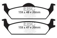 EBC Brakes - EBC Brakes Ultimax OEM Replacement Brake Pads UD963 - Image 1