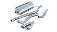 Corsa Performance 3.0in. Cat-Back Single Side Exit with Twin 4.0in. Polished Pro-Series Tips 14232