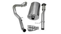 Corsa Performance 3.0in. Cat-Back Single Side Exit with Twin 4.0in. Polished Pro-Series Tips 14246