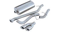 Corsa Performance 3.0in. Cat-Back Single Side Exit with Twin 4.0in. Polished Pro-Series Tips 14260