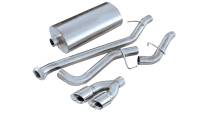 Corsa Performance 3.0in. Cat-Back Single Side Exit with Twin 4.0in. Polished Pro-Series Tips 14261