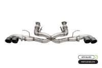 Corsa Performance 3.0in. Muffler Delete Cat-Back Exhaust System with AFM Valve and 4.5in. Black PVD Pro-Series Tips 21102BLK