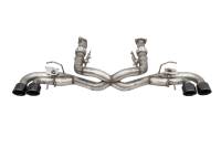 Corsa Performance 3.0in. Muffler Delete 4 Valve Cat-Back Exhaust System with NPP Sound control and 4.5in. Polished Pro-Series Tips 21106BLK