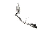 Corsa Performance 3.0in. Single Side Exit Cat-Back Exhaust System with Twin 4.0in. Tips 21125BLK