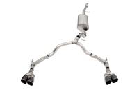 Corsa Performance 3.0in. to 2.75in. Dual Rear Exit Cat-Back Exhaust System with Twin 4.0in. Tips 21128BLK