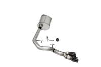 Corsa Performance 3.0in. Front of Tire Exit Catback Exhaust System with Twin 3.5in. Pro Series® Tips 21153BLK