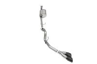 Corsa Performance 3.0in. Single Side Exit Catback Exhaust System with Twin 4.0in. Pro Series® Tips 21157BLK