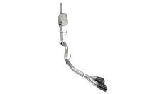 Corsa Performance 3.0in. Single Side Exit Catback Exhaust System with Twin 4.0in. Pro Series® Tips 21169BLK