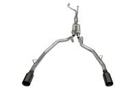 Corsa Performance 3.0in. True Dual Catback Exhaust System with Dual Rear Exit and Flat Cut 5.0in. Tips 21189BPC