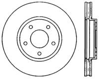 StopTech Sport Slotted Brake Rotor; Front Left