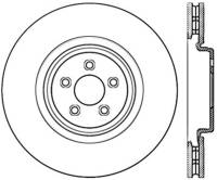 StopTech Sport Slotted Cryo Brake Rotor; Front Left