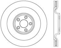 StopTech Sport Slotted Brake Rotor; Rear Right