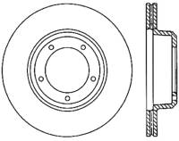 StopTech Sport Slotted Cryo Brake Rotor; Front Left