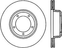 StopTech Sport Slotted Cryo Brake Rotor; Front Right