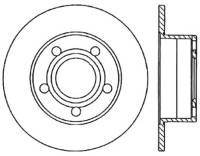 StopTech Sport Slotted Cryo Brake Rotor; Rear Left