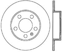 StopTech Sport Slotted Cryo Brake Rotor; Rear Left