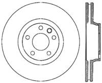 StopTech Sport Slotted Cryo Brake Rotor; Front Left