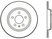 StopTech Sport Slotted Cryo Brake Rotor; Rear Left