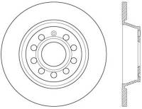 StopTech Sport Slotted Cryo Brake Rotor; Rear Left