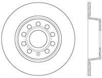 StopTech Sport Slotted Cryo Brake Rotor; Rear Left