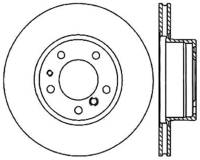 StopTech Sport Slotted Cryo Brake Rotor; Front Left