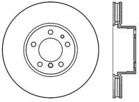 StopTech Sport Slotted Cryo Brake Rotor; Front Left