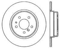 StopTech Sport Slotted Cryo Brake Rotor; Rear Left