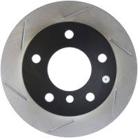 StopTech Sport Slotted Brake Rotor; Rear Left