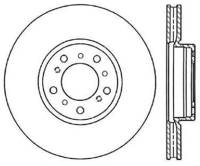 StopTech Sport Slotted Cryo Brake Rotor; Front Left